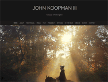 Tablet Screenshot of johnkoopmaniii.com